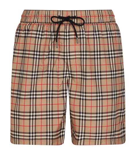 burberry swim mens shorts|burberry check swim shorts men.